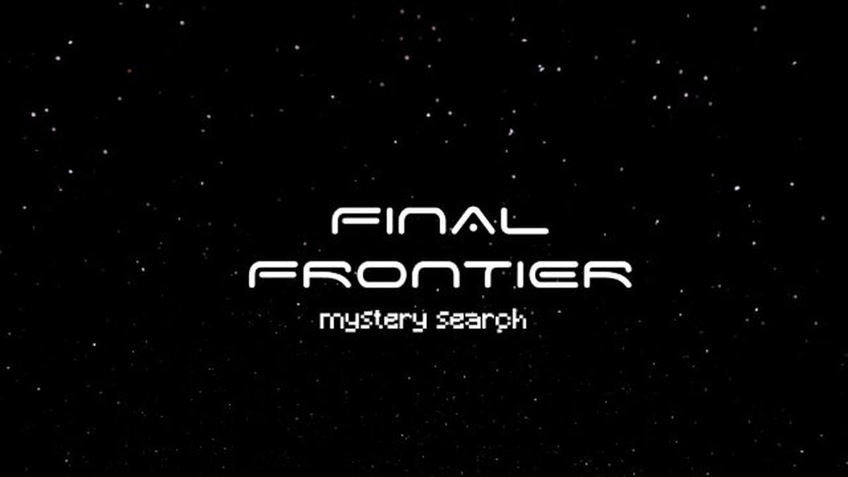 Final Frontier Mystery Search image number null